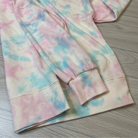 Disney Disneyland Tie Dye Pastel Long Sleeve Pull Over Sweater Women’s size XL - Picture 10 of 12